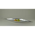 Modern Day Accents Modern Day Accents 8676 Alum Long Leaf Tray 8676